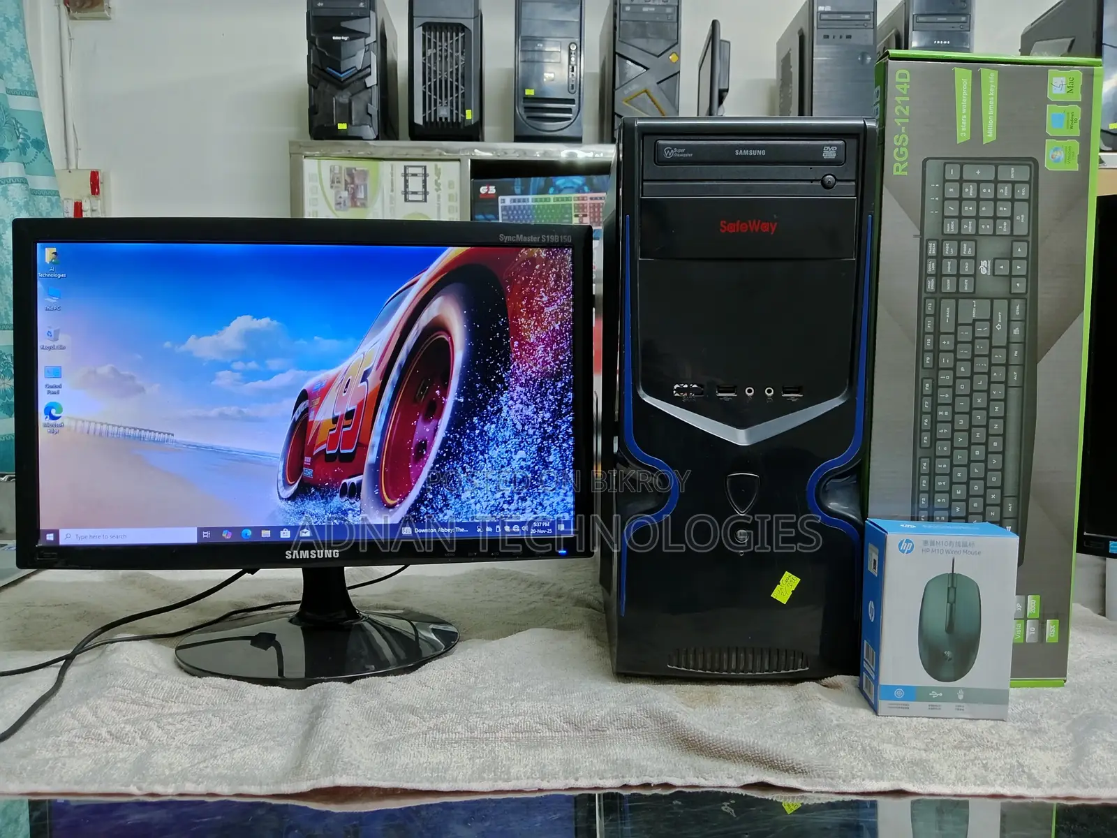 Full Desktop Setup | Intel Dual Core + Samsung 19″ LED Monitor