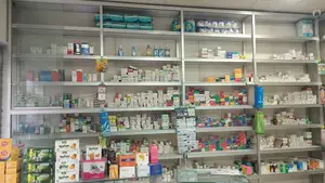 Medicine rack, Thai glass, and all decoration materials for sale
