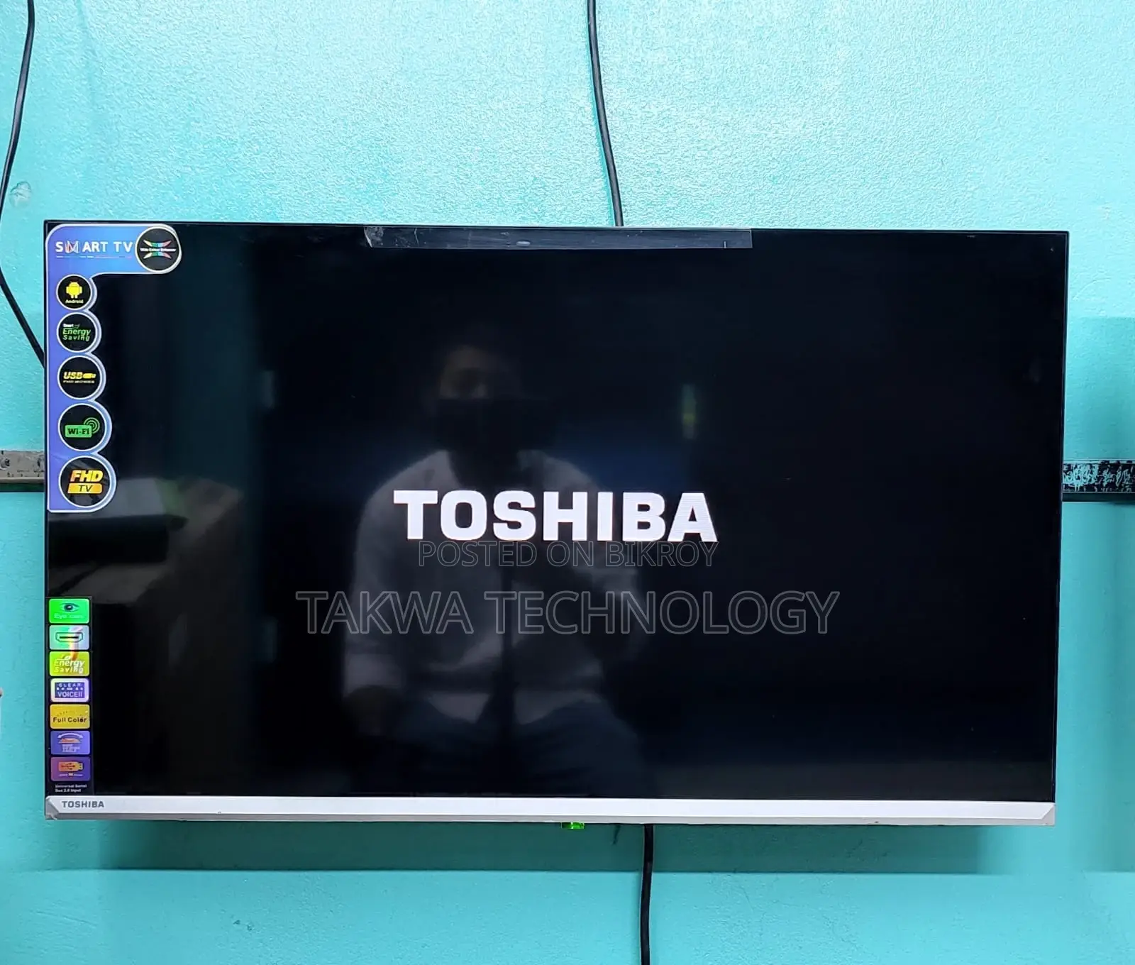 Toshiba-32" Inch Android Frameless Voice Control 4K Support