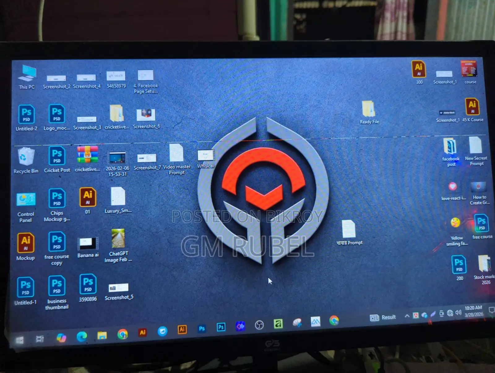 একটি ডেক্সটপ বিক্রি হবে মনিটর ছাড়া