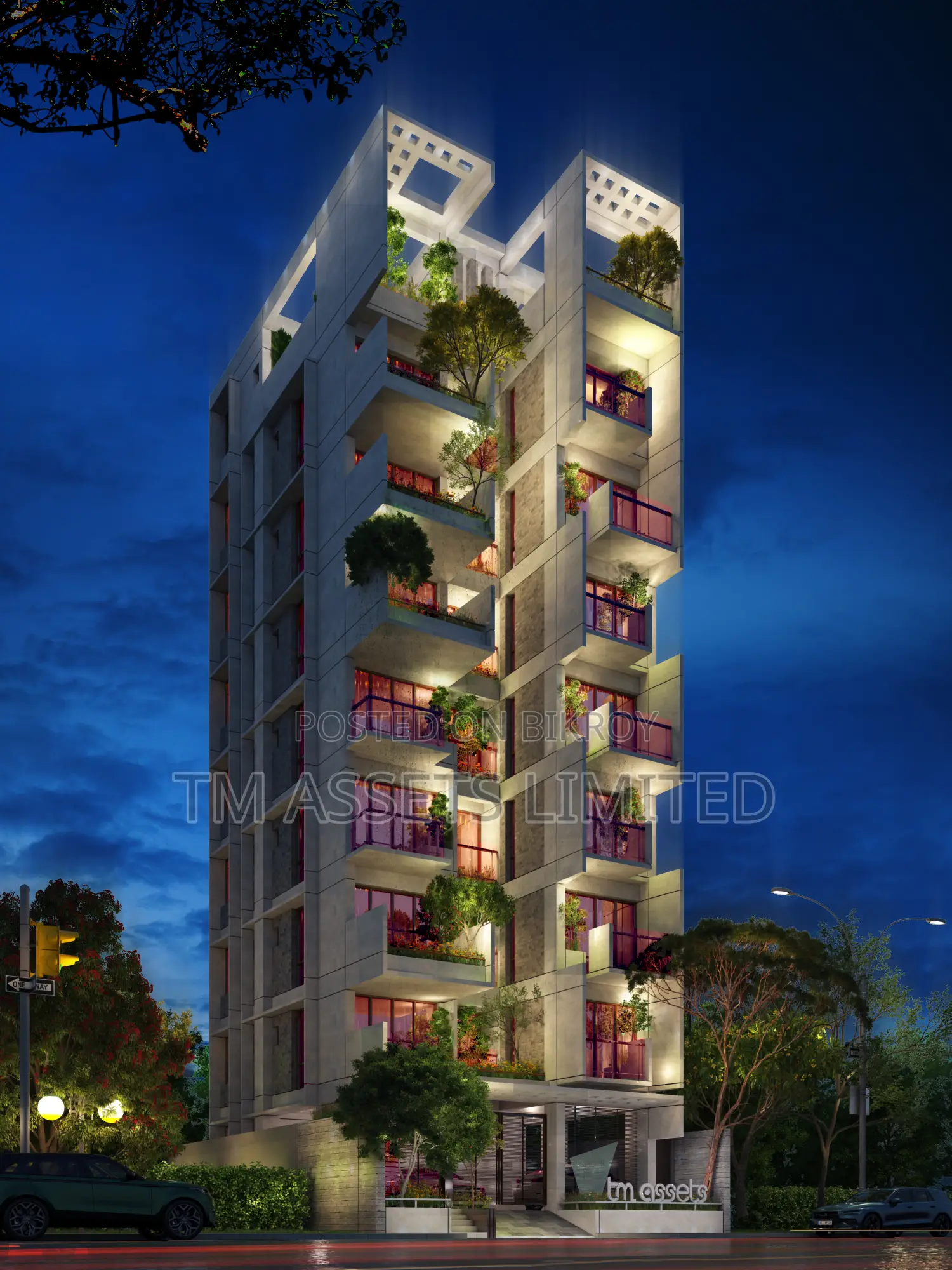 1540 sft Ongoing Flat For Sale in Aftabnagar Dhaka