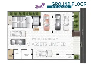1540 sft Ongoing Flat For Sale in Aftabnagar Dhaka