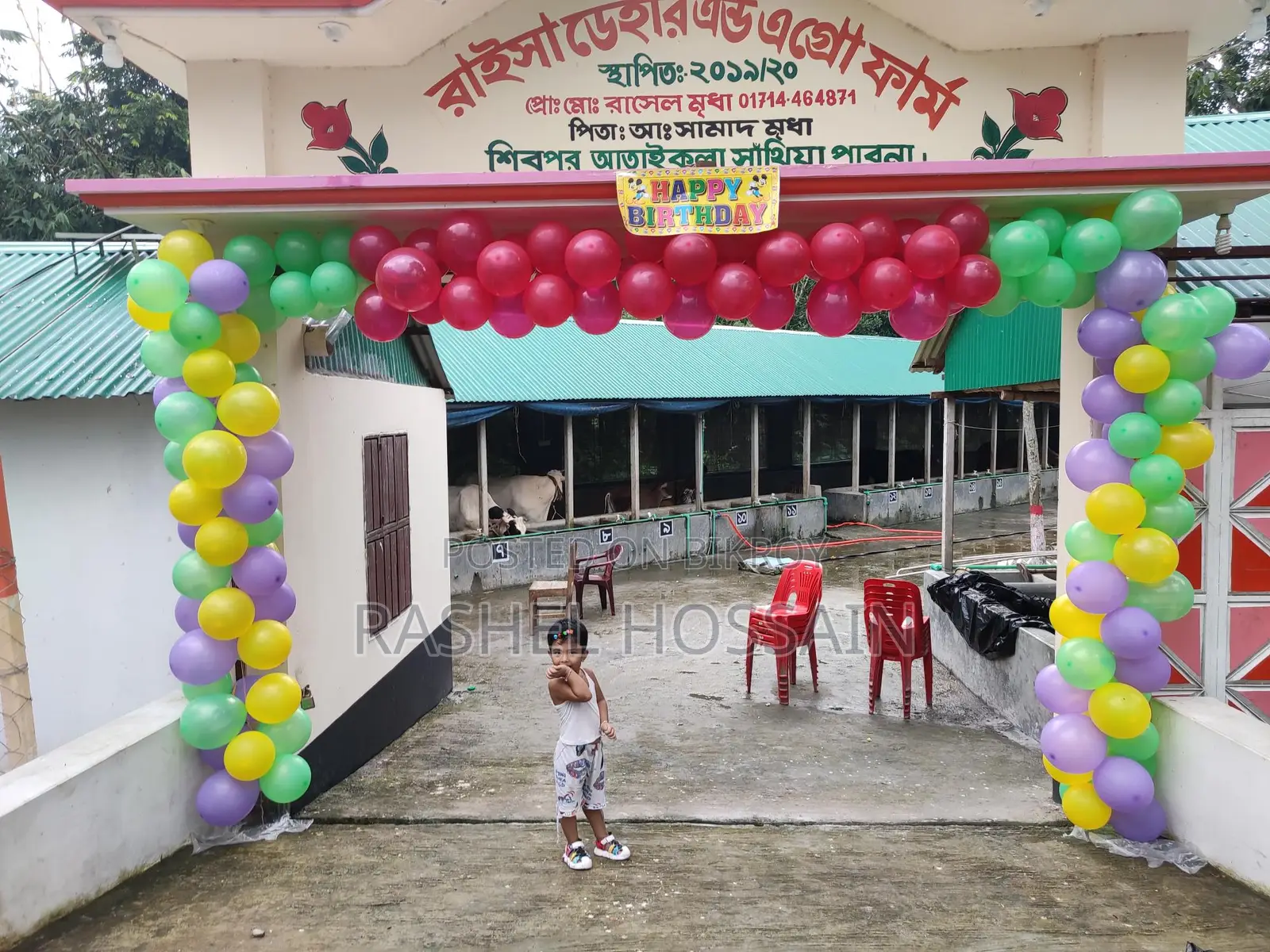 ৪২ শতক জায়গার উপরে রেডিমেট খামারসহ বিল্ডিং বাড়ি বিক্রি হবে