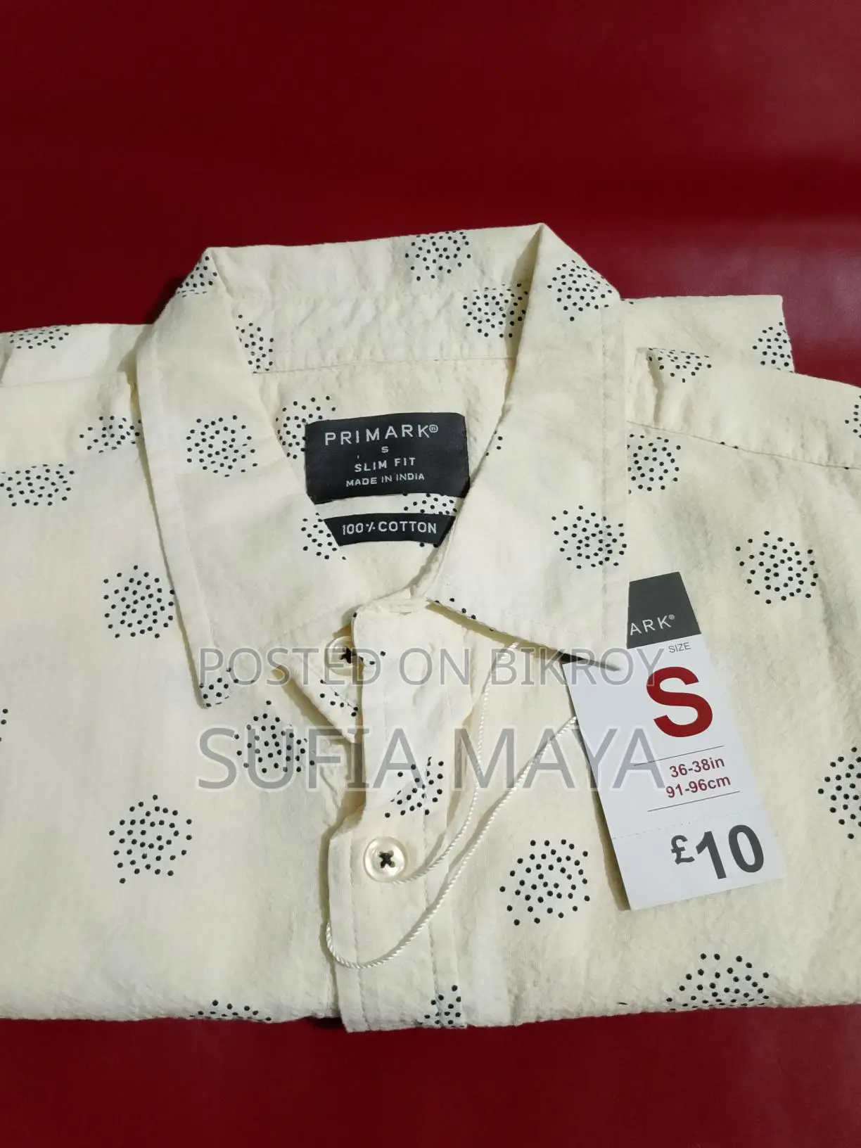 Ultra-Soft Fabric Shirt. Imported.