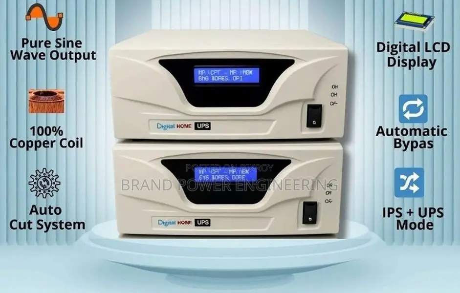 Pure sine wave IPS — The ideal solution for fans, lights, and Wi-Fi routers!