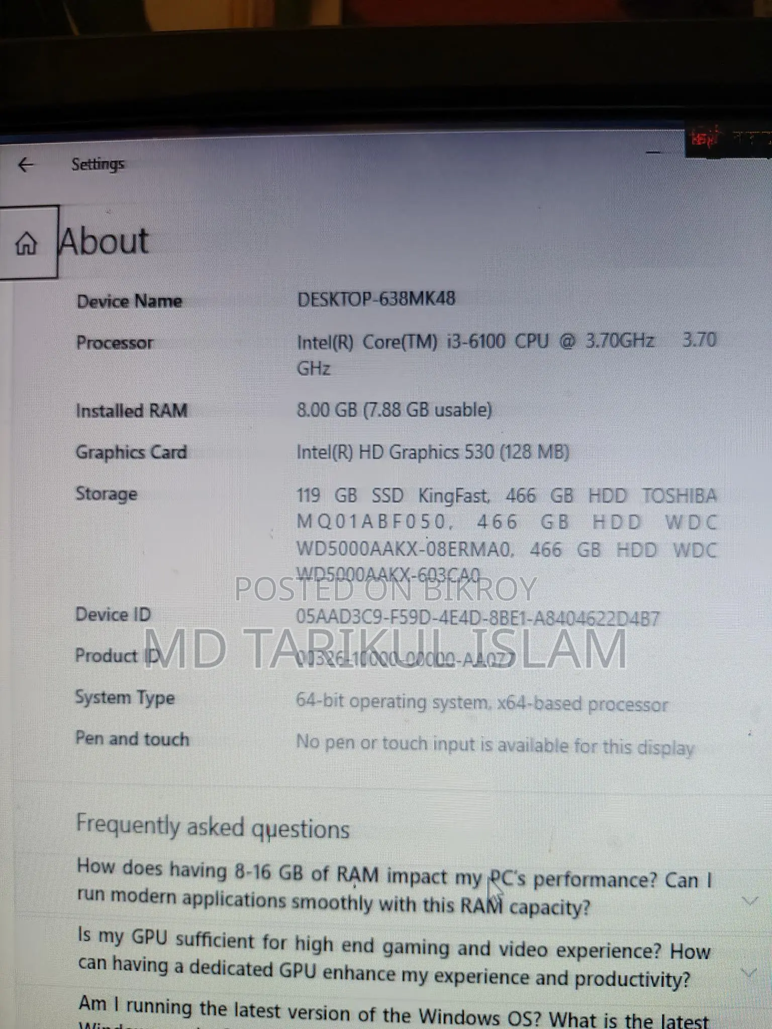 Desktop Computer