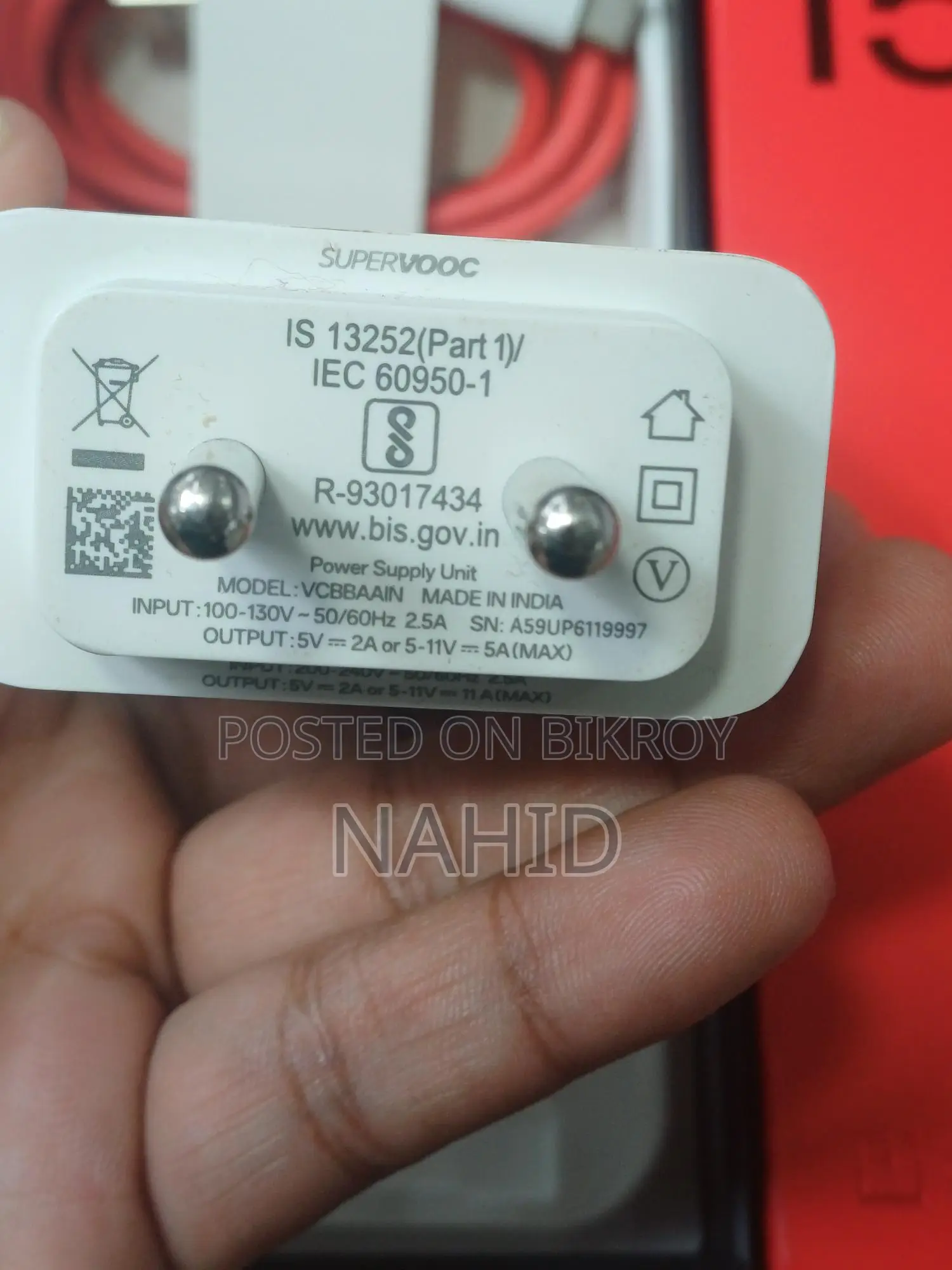 Oneplus 15 120watt charger