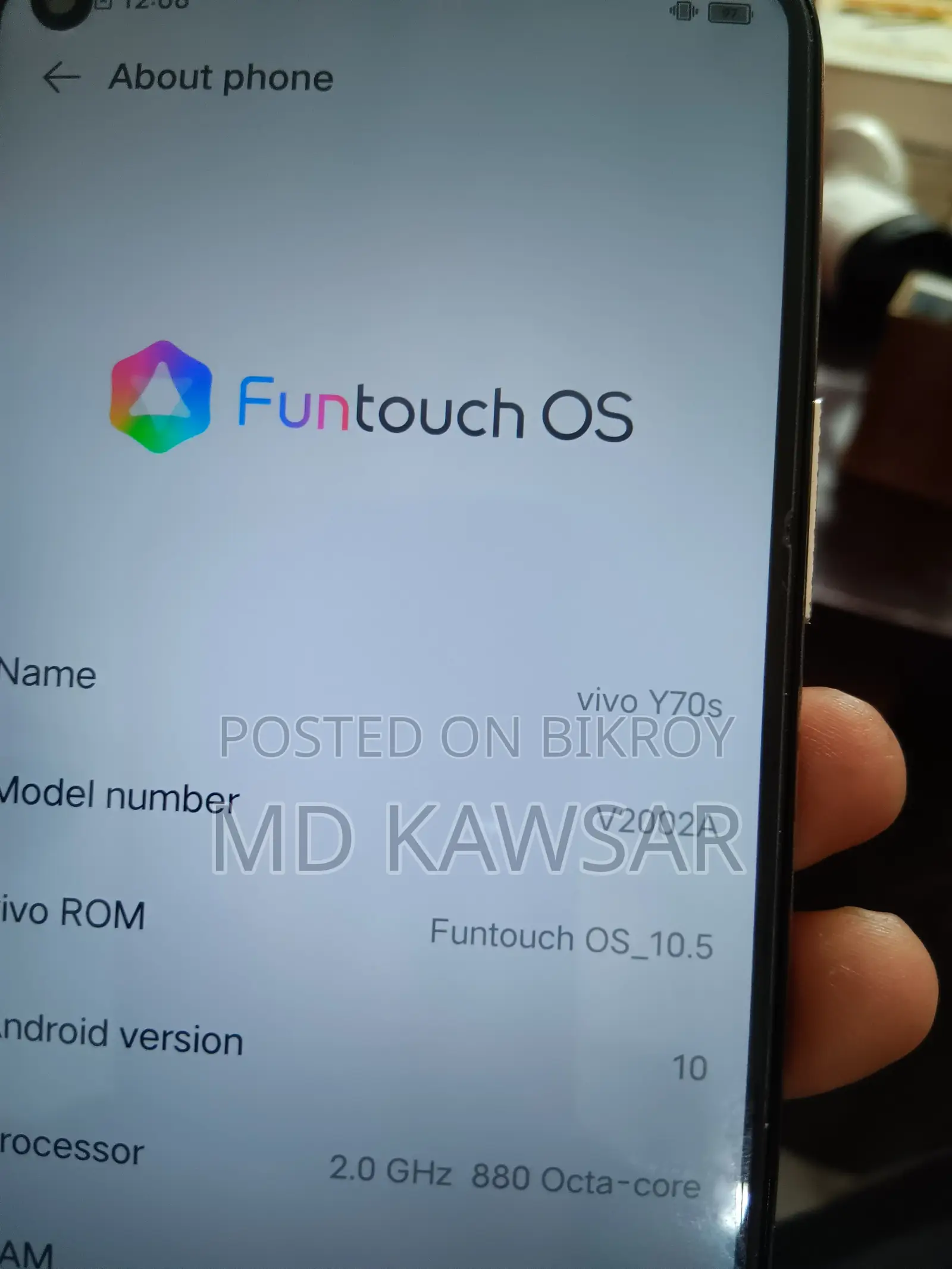 Vivo Y70s (Used)