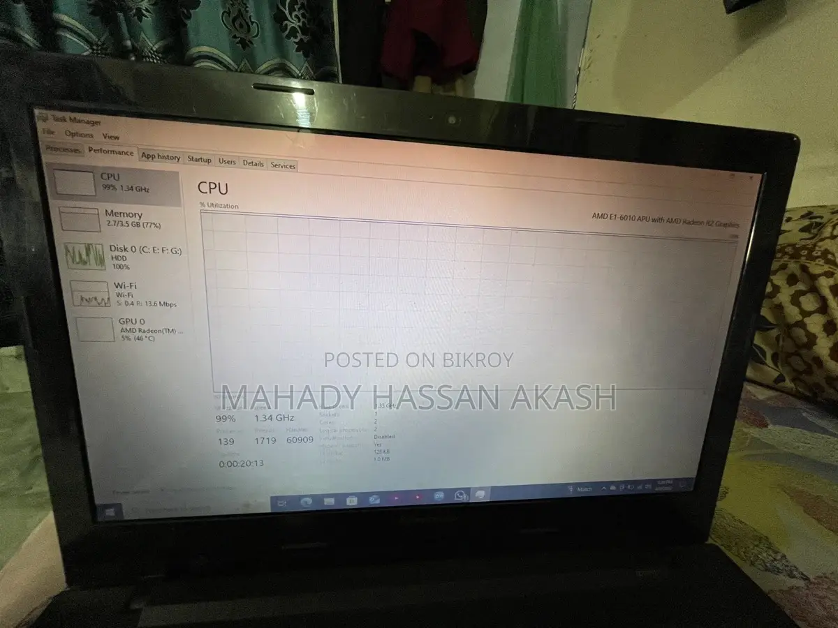 AMD E1 6010 laptop