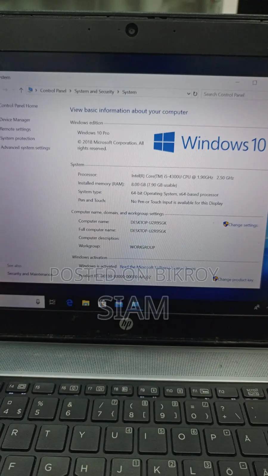 HP EliteBook i5 4th Gen