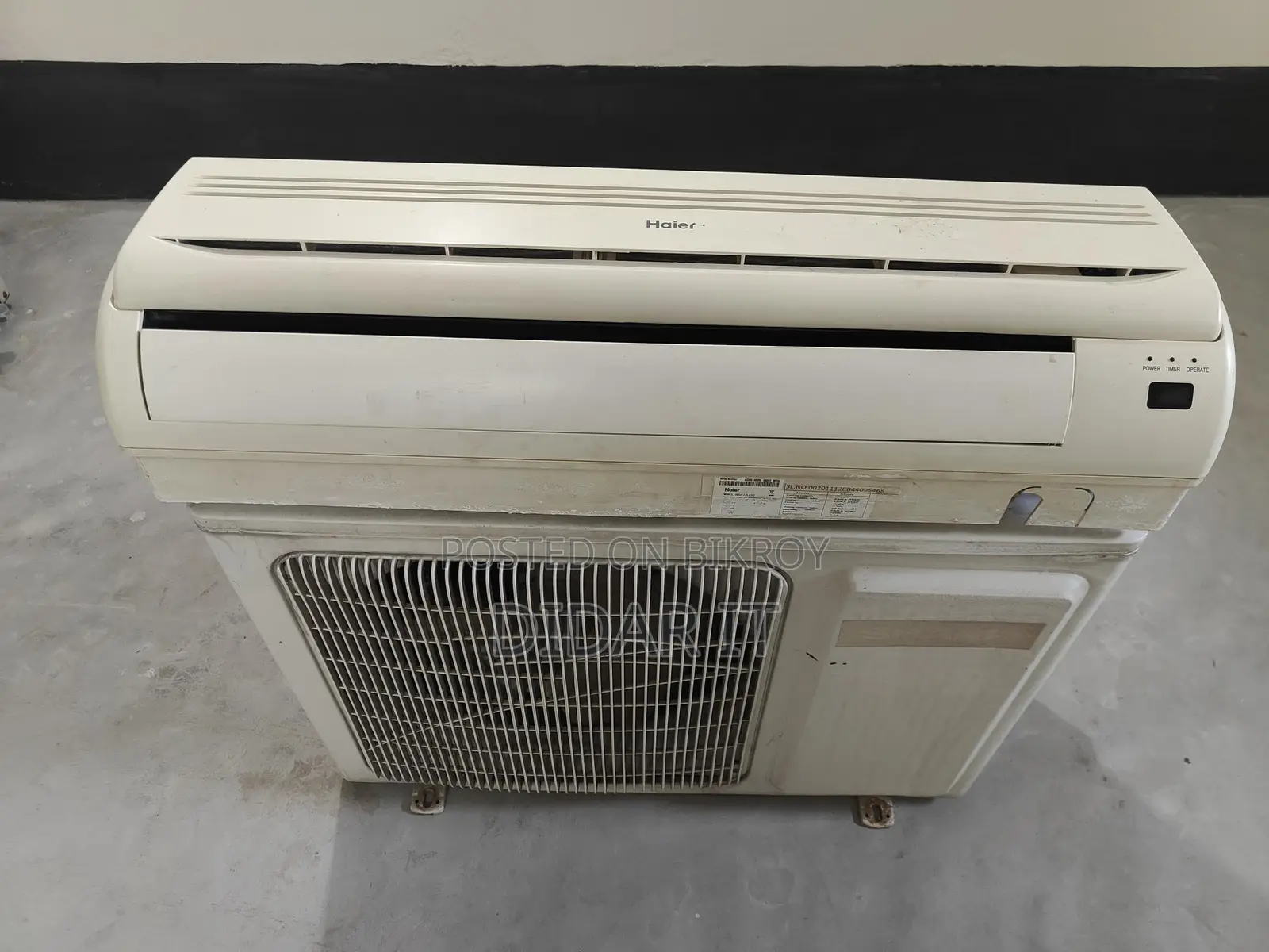 Running 1 Ton AC for Sale - Haier & Sharp
