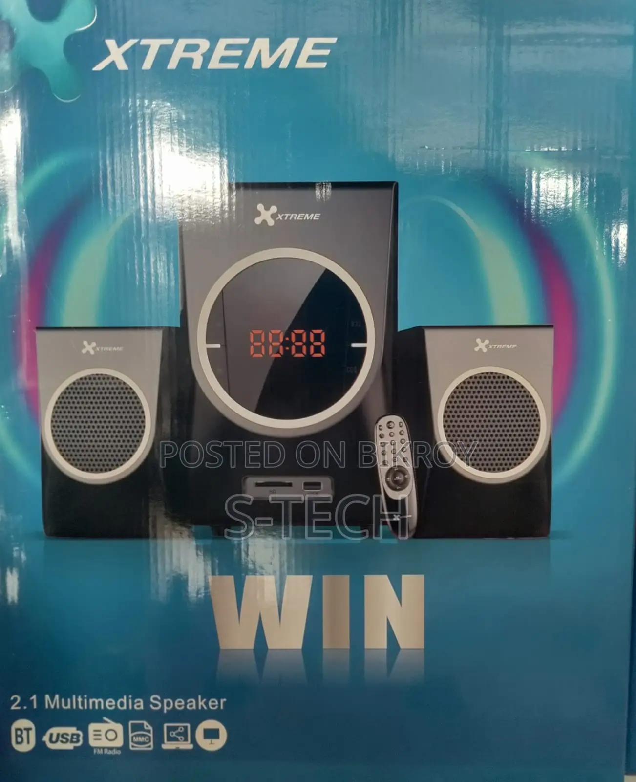 Xtreme Win 2:1 Multimedia Speaker