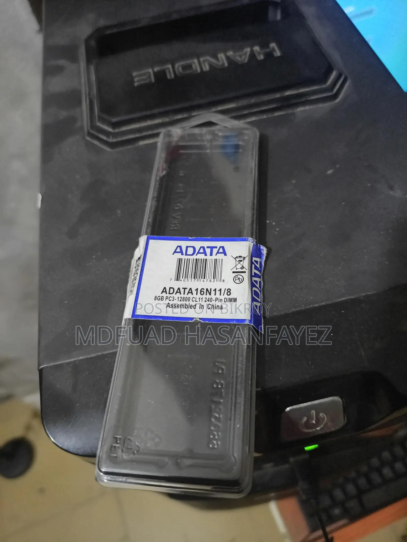 Adata High Speed 1600mhz 8gb Ram with 2 Year Warranty