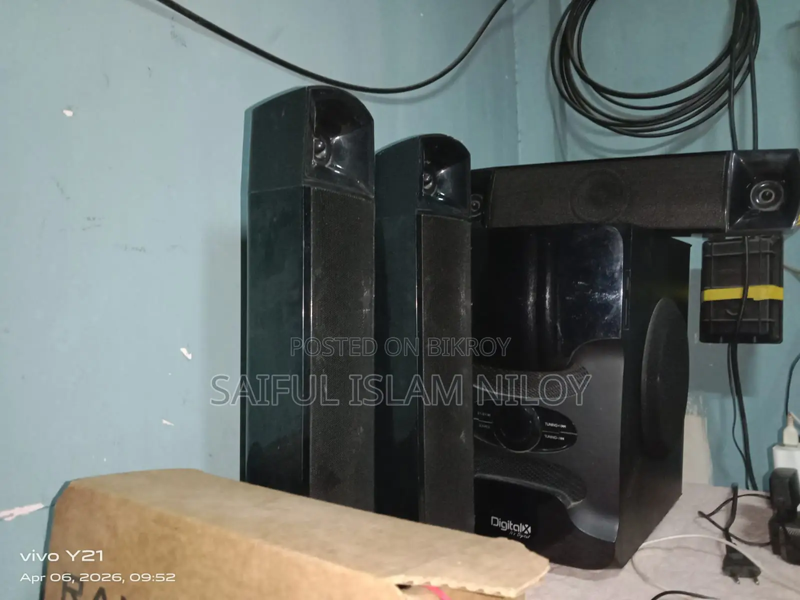 Digitalx X-f999bt 3.1 Multimedia Speaker with FM Radio