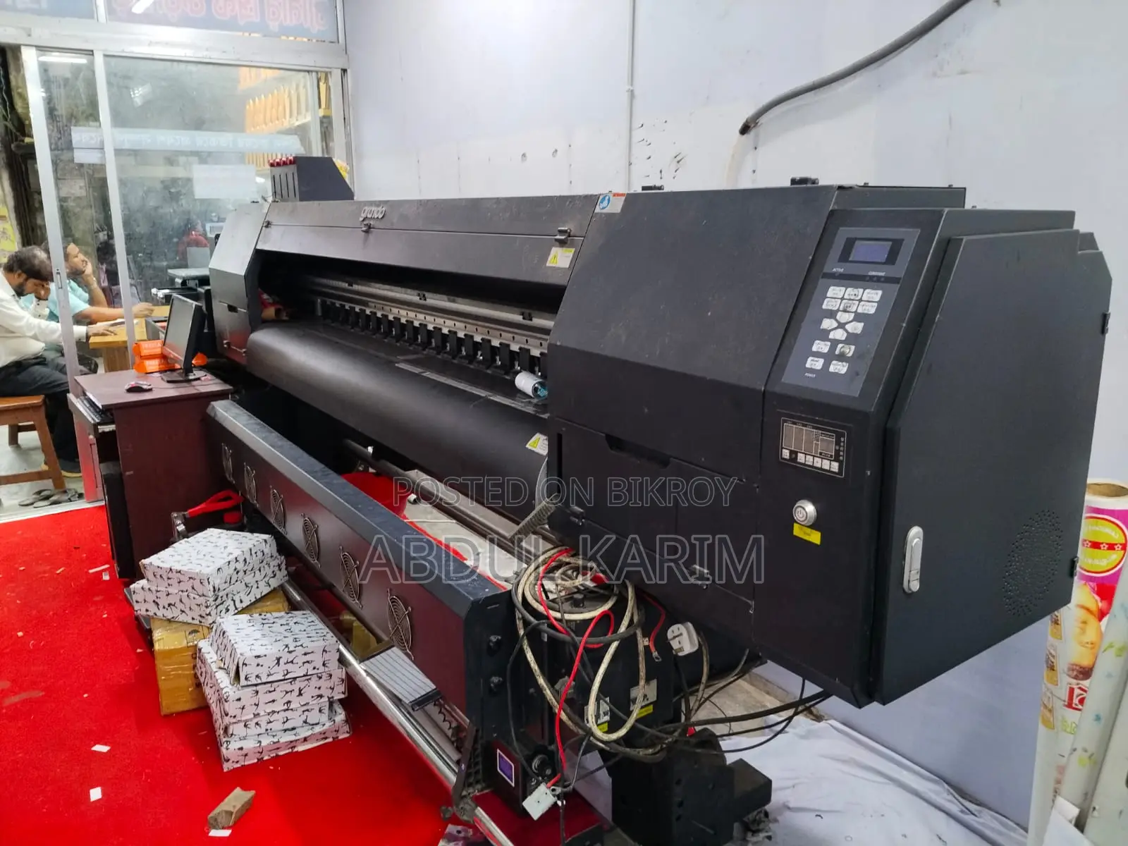 PVC Banner Machine Grondo Dx5 হেড ছাড়া বিক্রি করা হবে