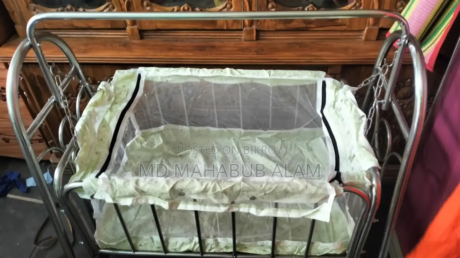 Stainless Steel Baby Cradle