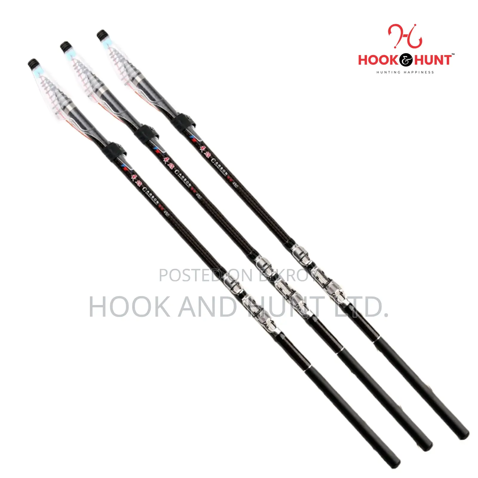 Alpha Carbon Rock Fishing Rod 3.0–4.5m | Hook Hunt