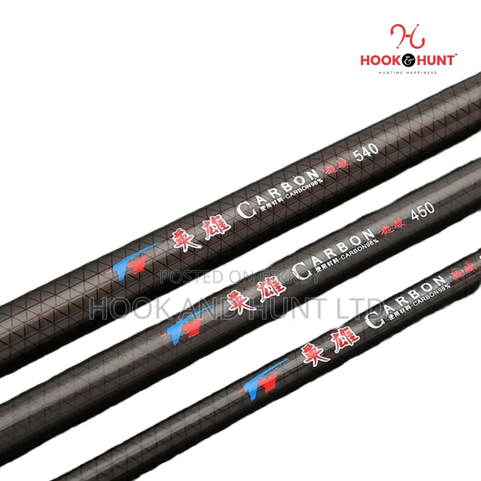 Alpha Carbon Rock Fishing Rod 3.0–4.5m | Hook Hunt