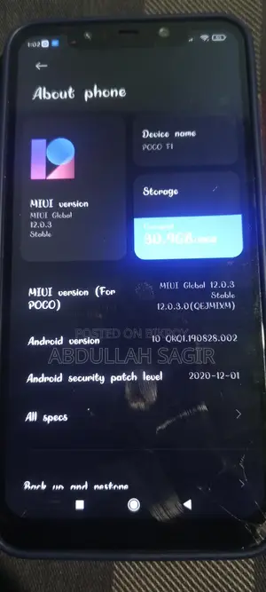 Xiaomi Poco f1 (Used)