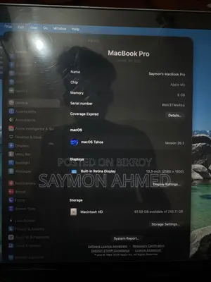 Macbook Pro M2 (8gb/256gb)
