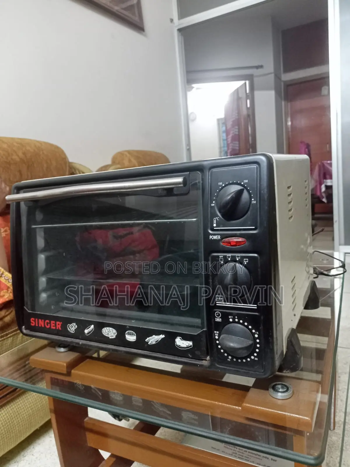 Singer Electric Oven 34L Model ST034BHT
