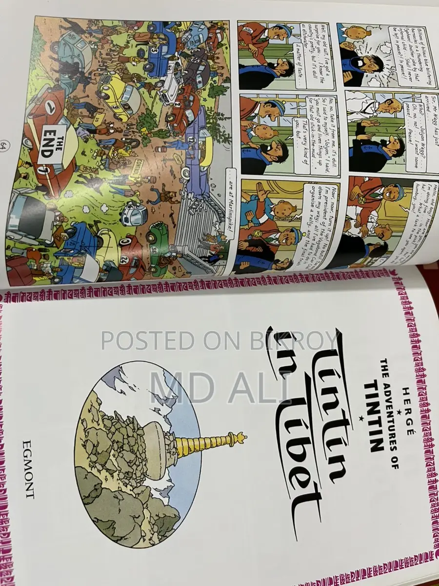 4 Tintin Collection Books