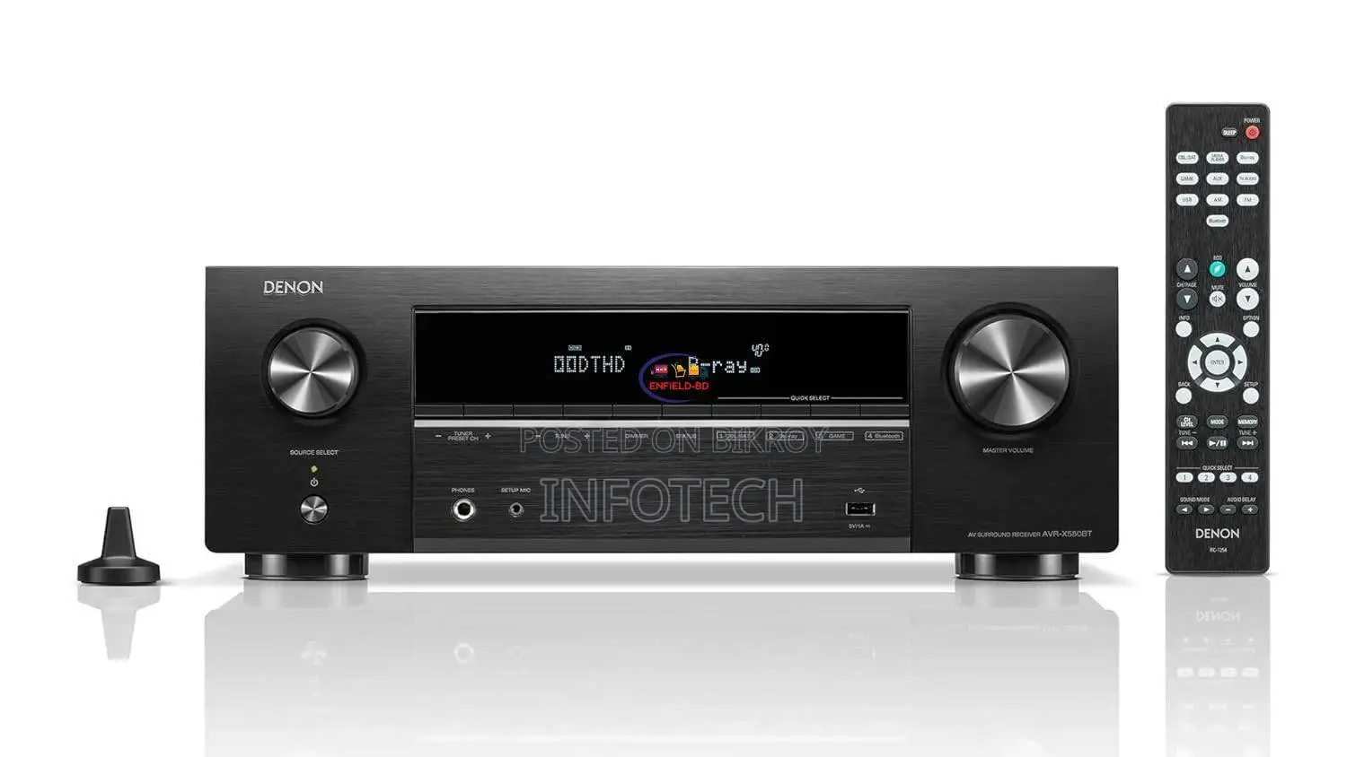 Denon AVR-X580BT 5.2-Channel Bluetooth AV Receiver