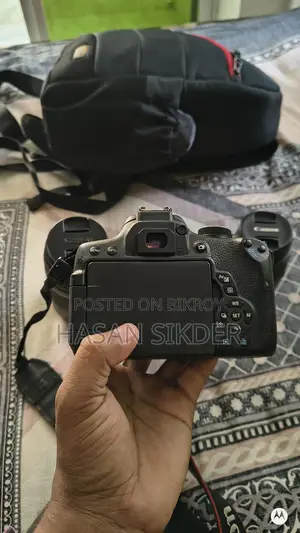 canon eos 750D, 18- 55mm kit lence, 75-300mm jum lance
