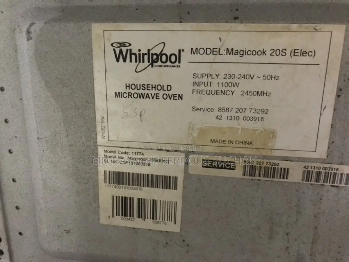 Whirlpool Household Microwave Oven