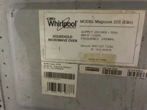 Whirlpool Household Microwave Oven