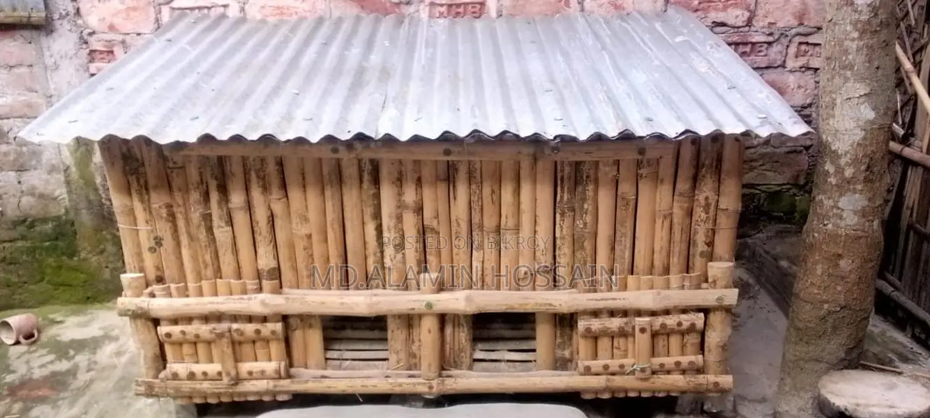 হাঁস-মুরগি ও কবুতর পালনের মজবুত বাঁশের খাঁচা বিক্রি হবে!