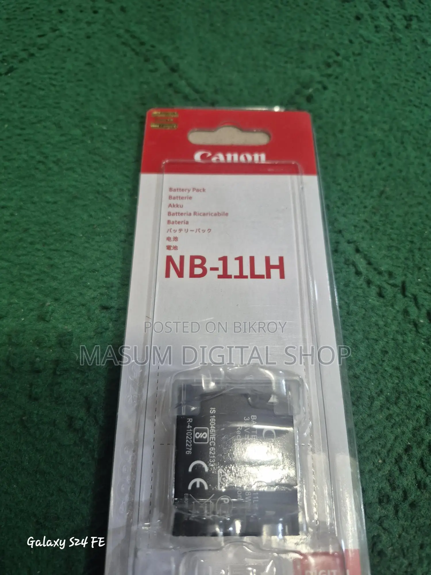 Canon 11 L H battery digital camera