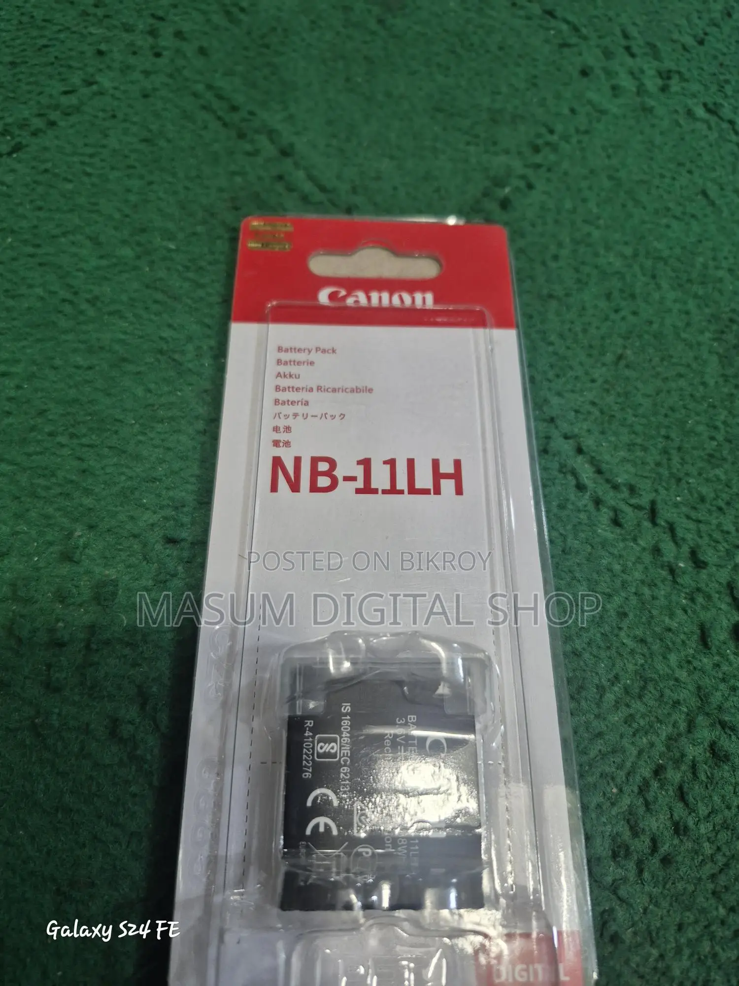 Canon 11 L H battery digital camera