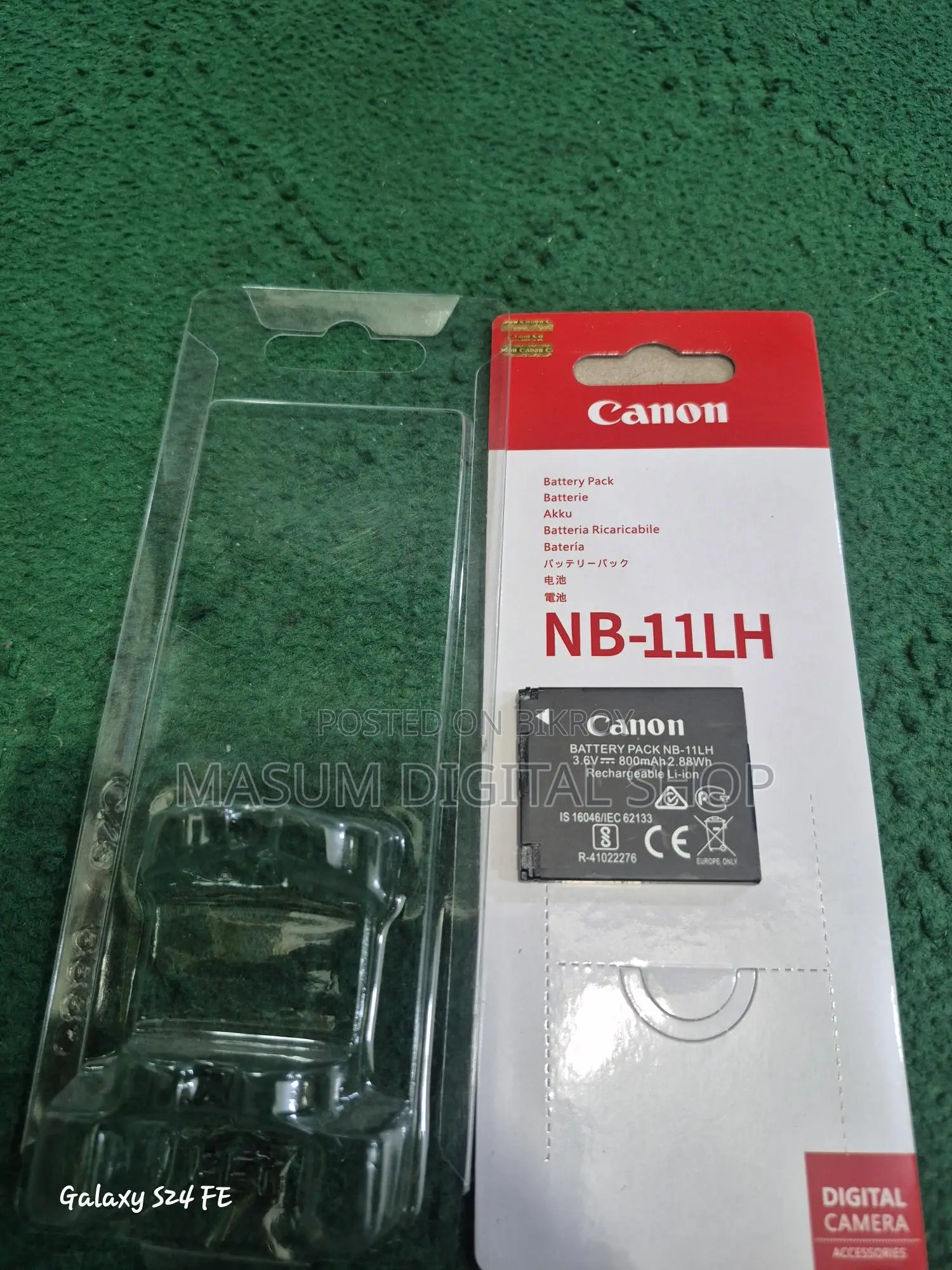Canon 11 L H battery digital camera