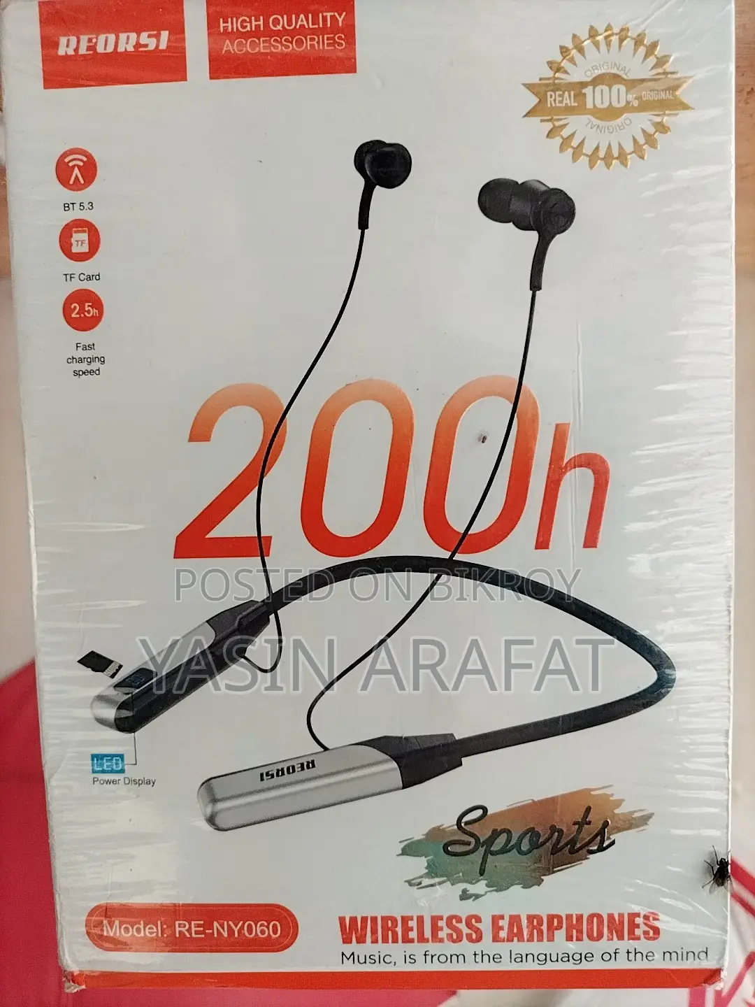 Regrsi 200-Hour Gaming Neckband