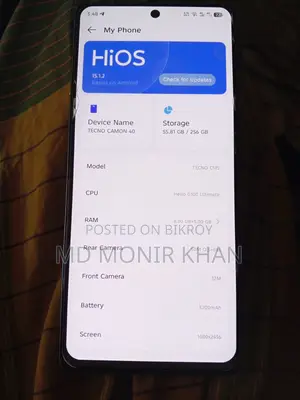 Tecno Camon 40 (Used)