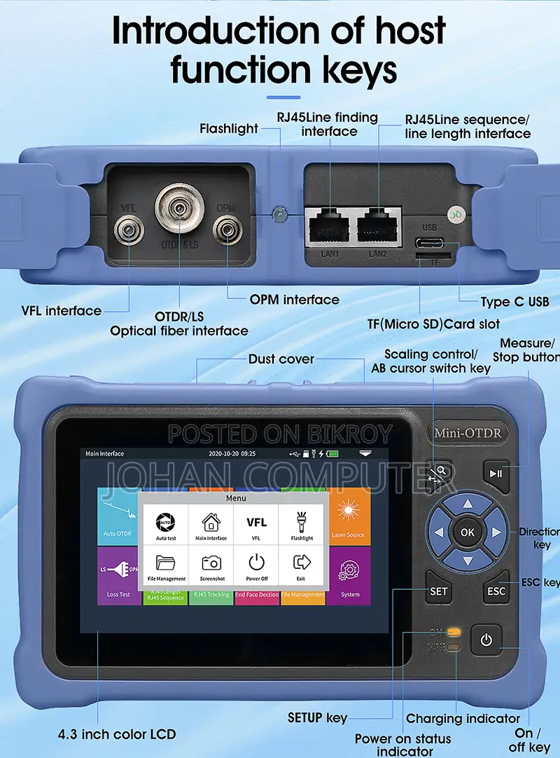 AUA800U Mini OTDR