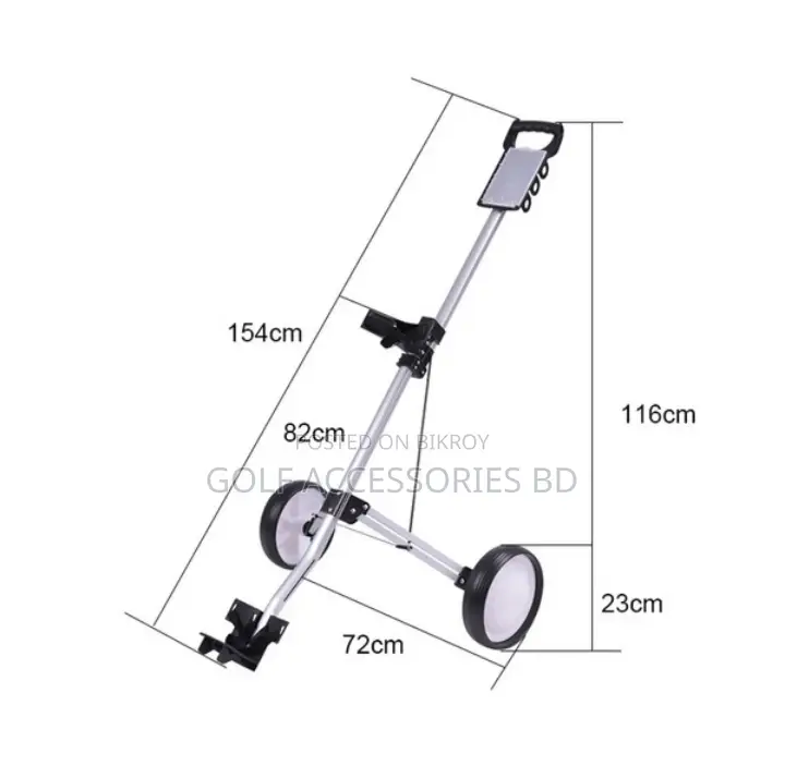 How True 2 Wheeler Golf Trolley