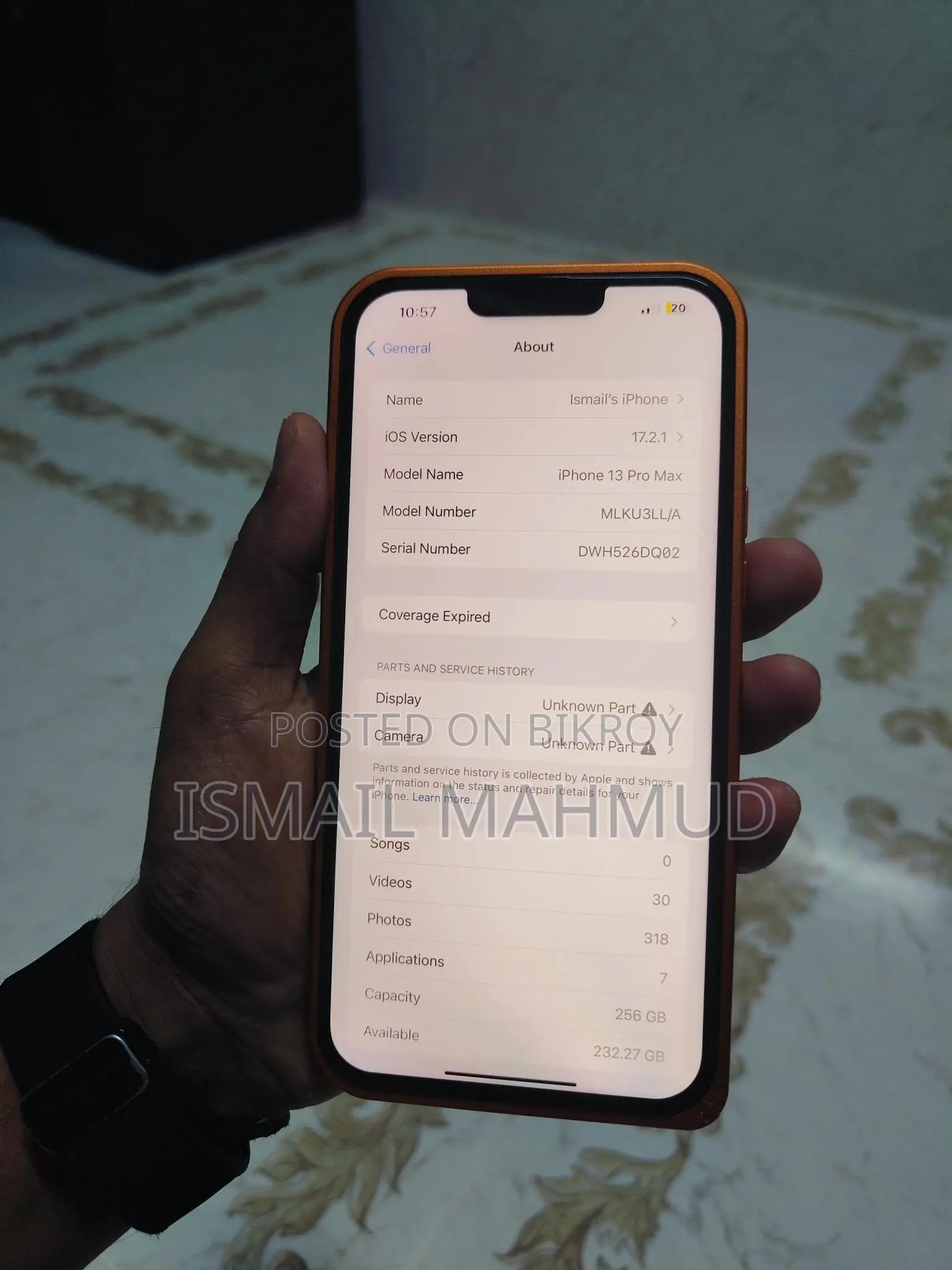 Apple iPhone 13 Pro Max 256 gb (Used)