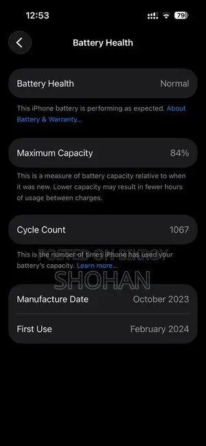 Apple iPhone 15 Pro akdom fresh (Used)