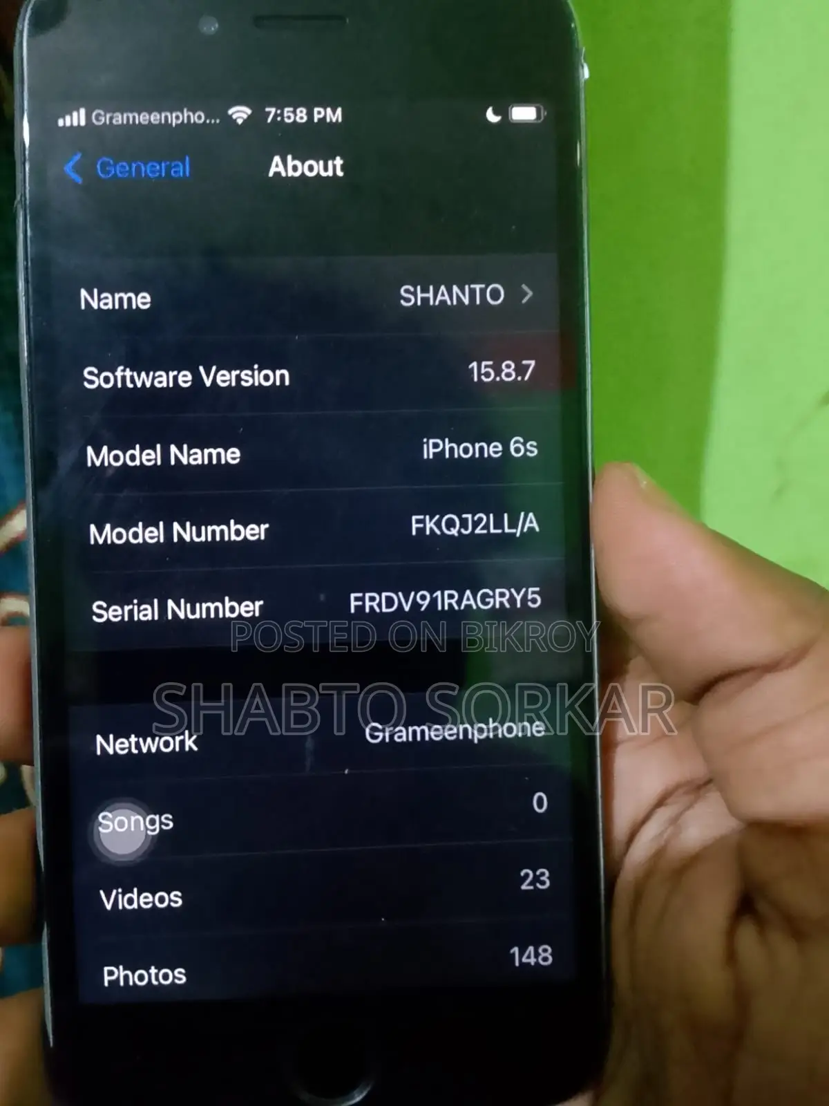 Apple iPhone 6S Fresh (Used)