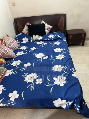 Bed and Side Table