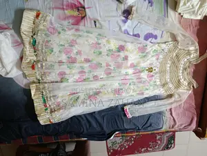 Floral gown with stone work