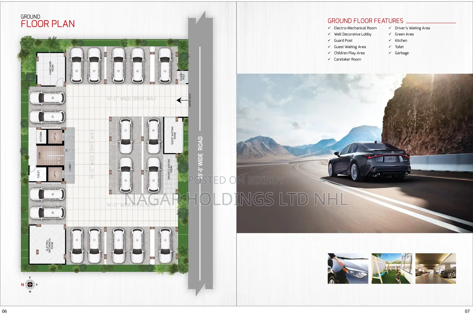 Buy a South-Facing 2450 Sq. Ft. Apartment in Bashundhara