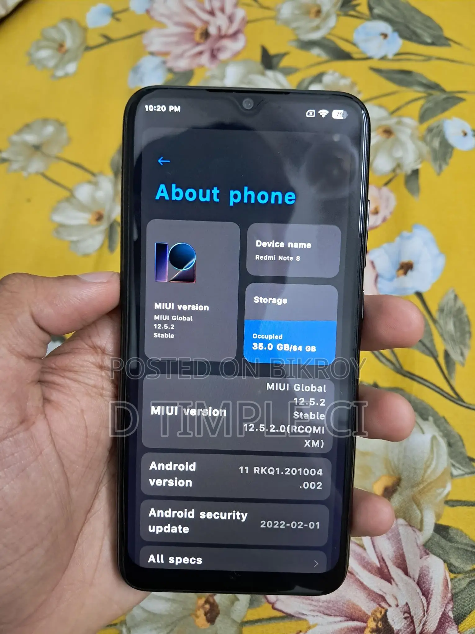 Xiaomi Redmi Note 8 (Used)