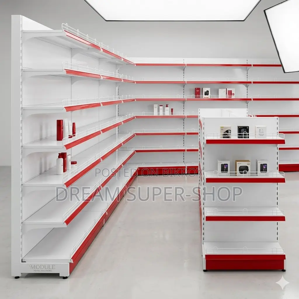 Premium Super Shop Gondola Rack – Heavy Duty Display Shelf For Store