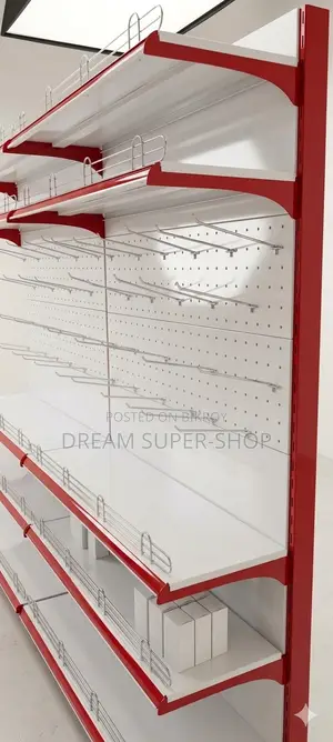 Premium Super Shop Gondola Rack – Heavy Duty Display Shelf For Store