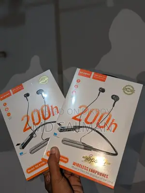 200 Hours Battery Wireless Neckband Earphones