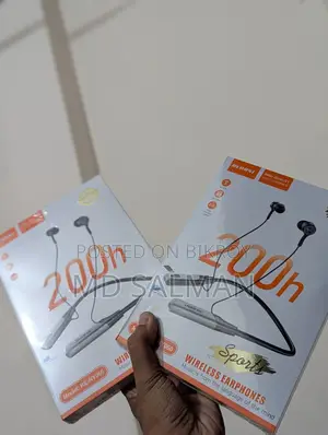 200 Hours Battery Wireless Neckband Earphones