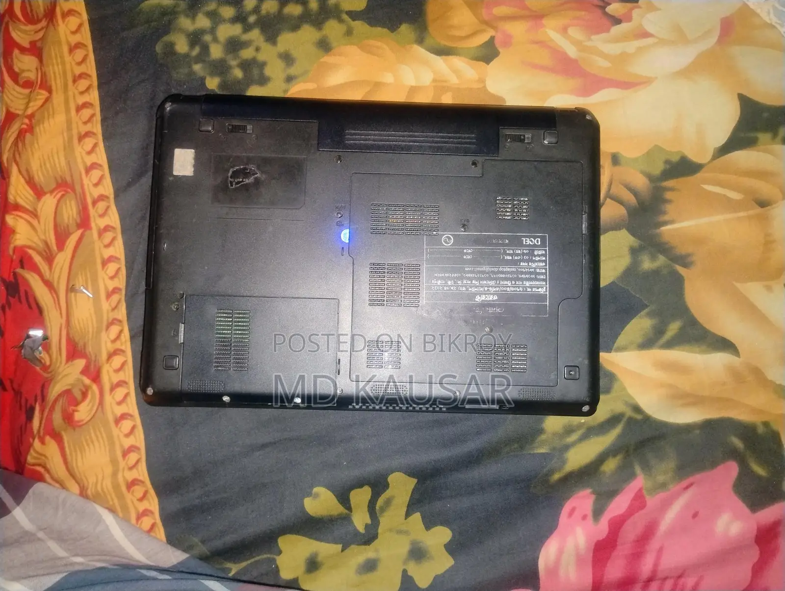 Doel Laptop i3 2nd Gen 4GB RAM, 500GB Hard Drive